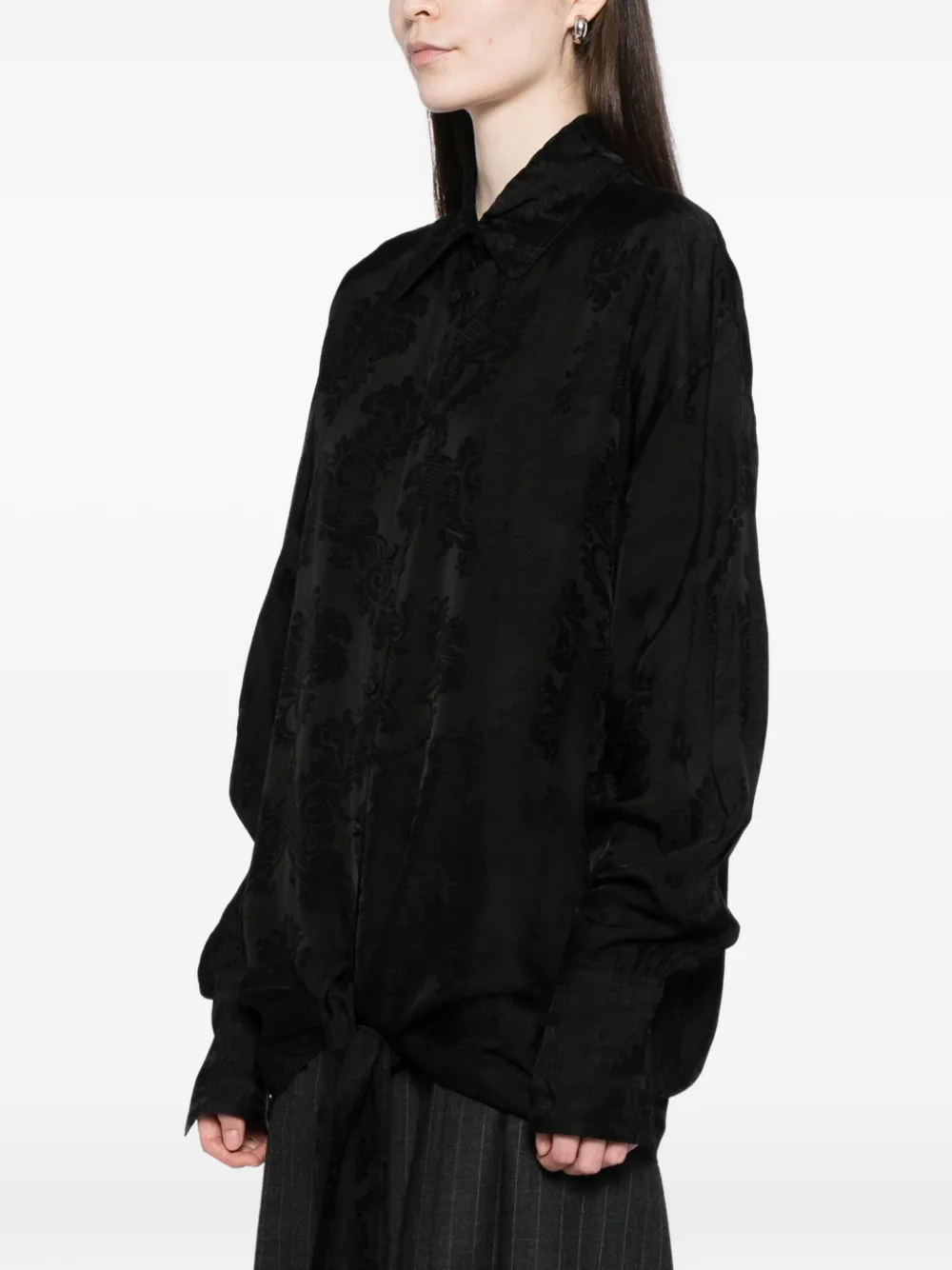 Uma Wang Tubby blouse Zwart