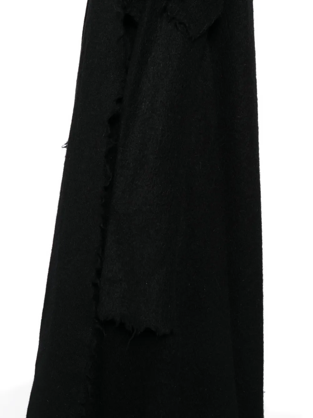 Yehuafan Wool Coat In Black