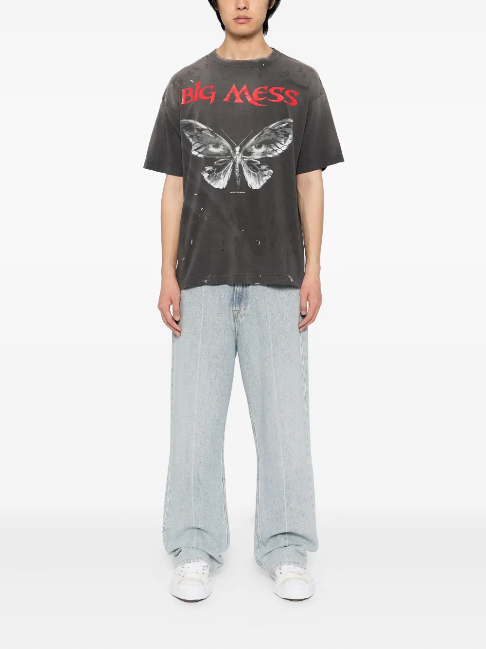 SAINT MXXXXXX T-shirt met grafische print - Grijs