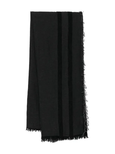Forme D'expression frayed-hem scarf