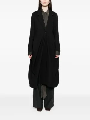 Uma Wang Single Breasted Coats for Women - Shop on FARFETCH
