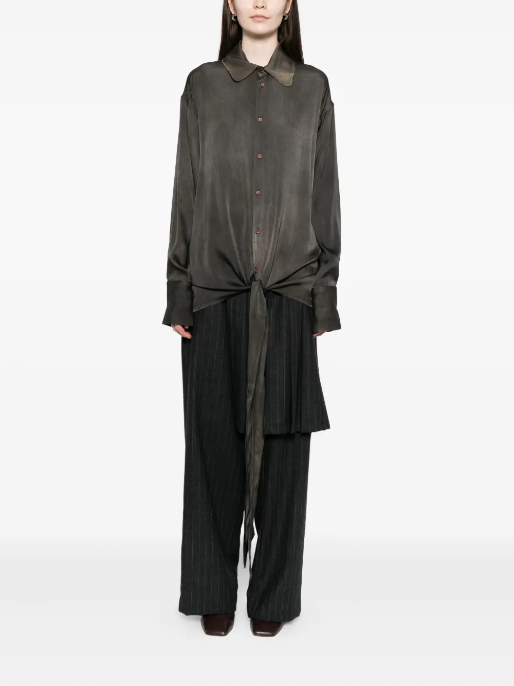 Uma Wang Tubby blouse - Grijs