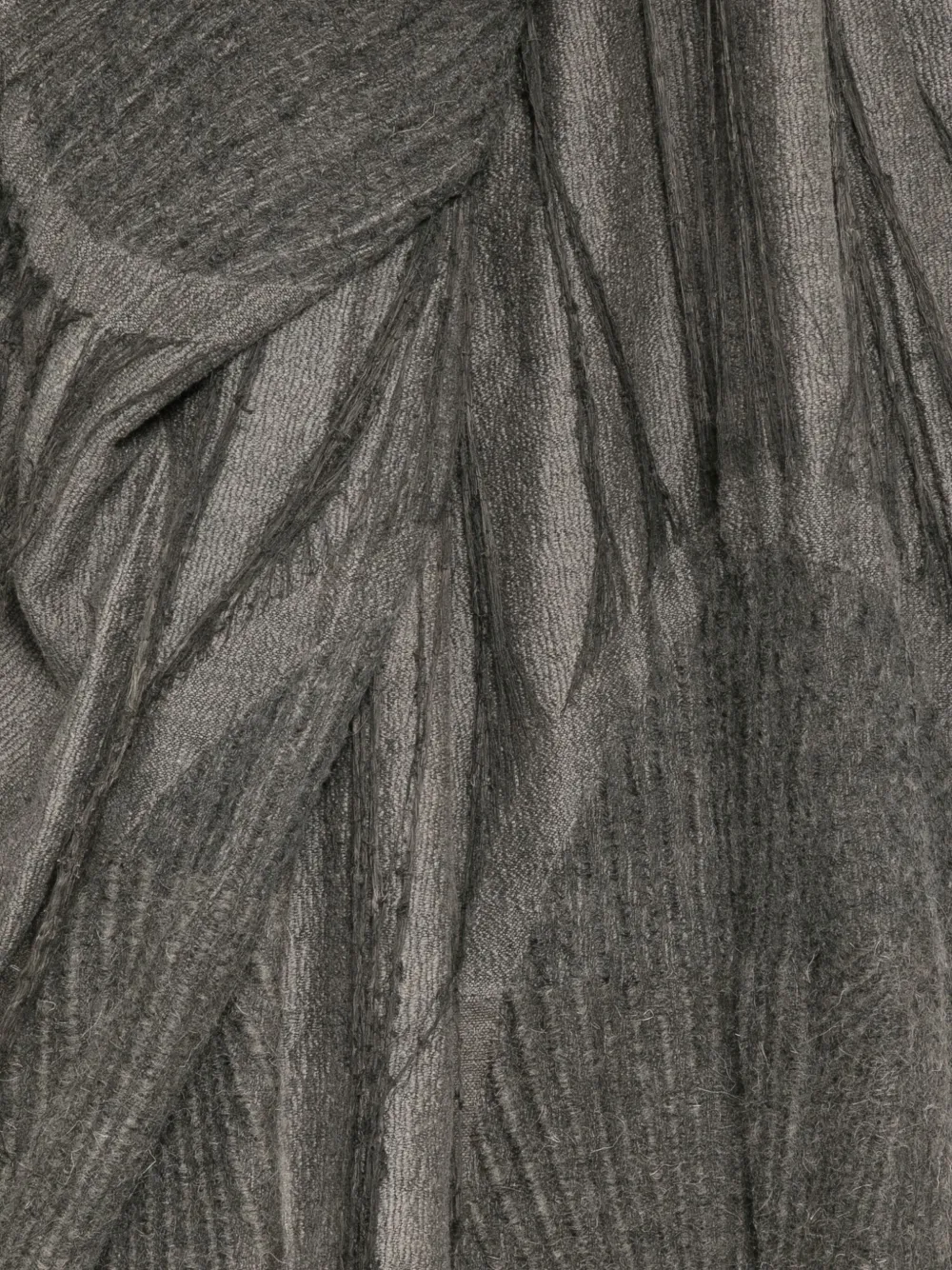 Forme D'expression Fiamma Distressed Scarf In Gray