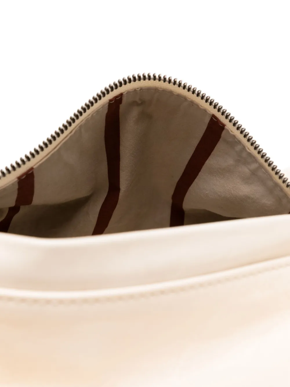 Uma Wang Leren schoudertas Beige