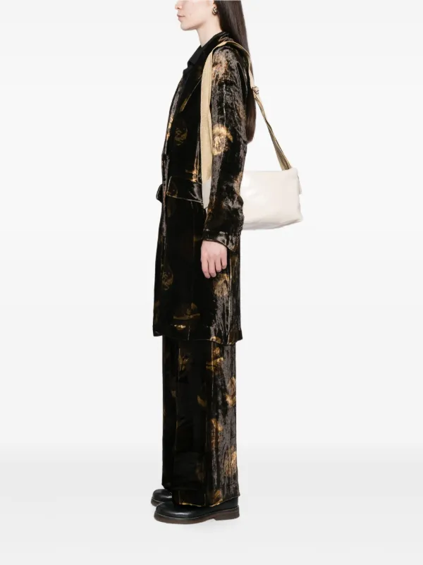 Uma Wang レザーショルダーバッグ Uma Wang レザー ショルダーバッグ | ニュートラル | FARFETCH JP