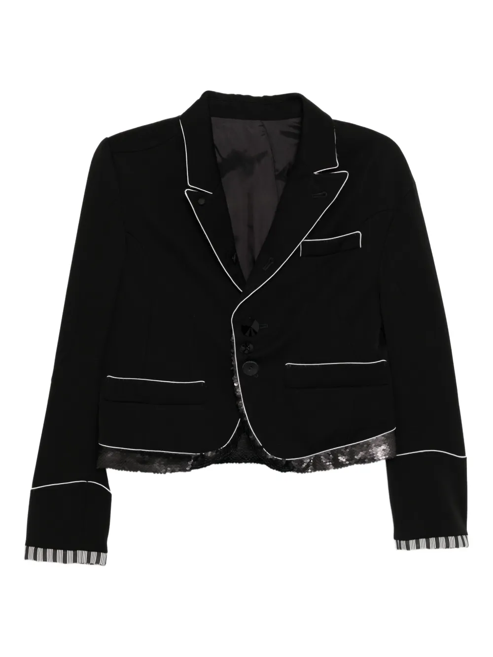 Undercover paillette-embellished blazer - Black