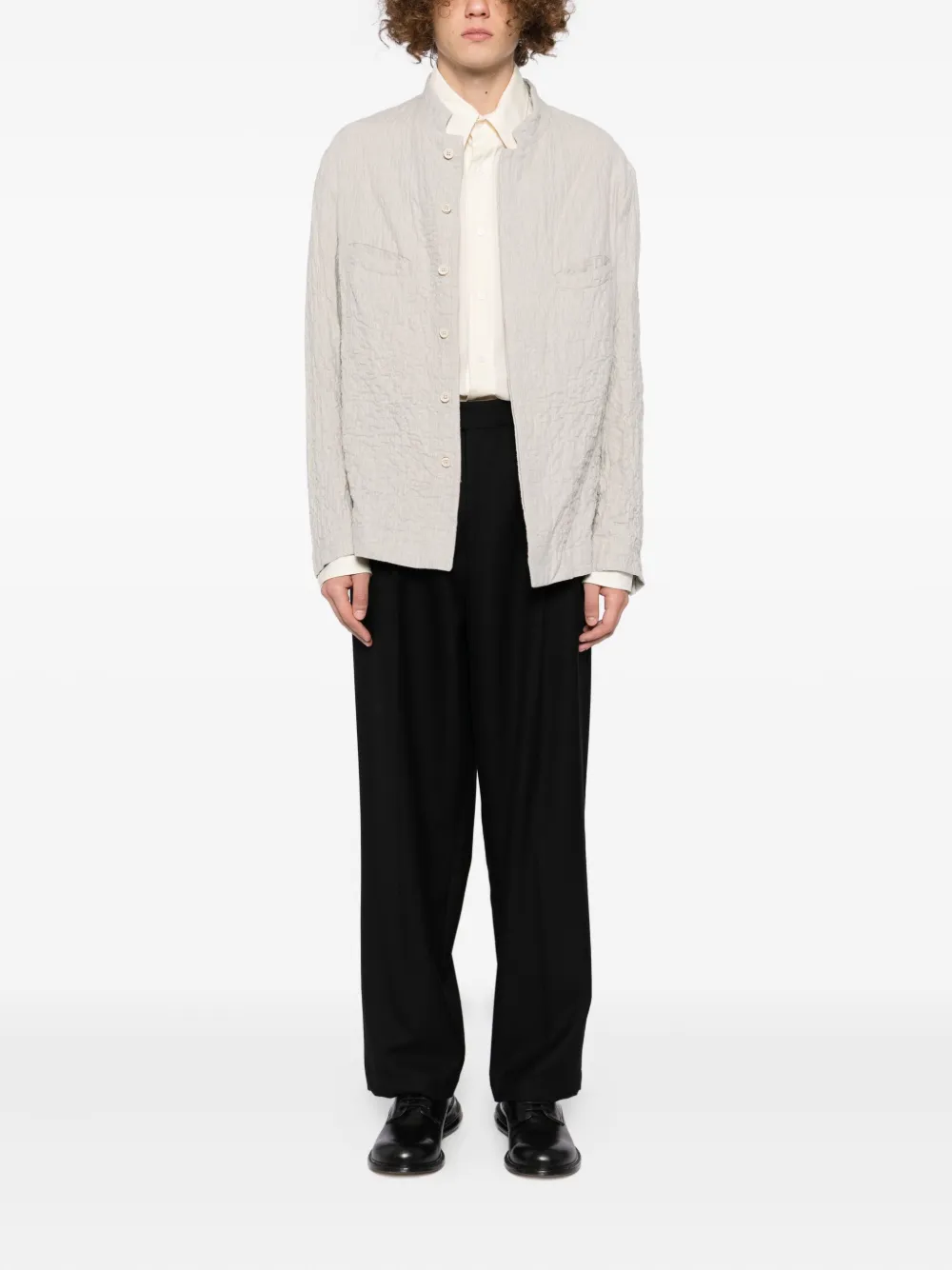Forme D'expression cloque-effect jacket | Shirt Jackets | Image 2