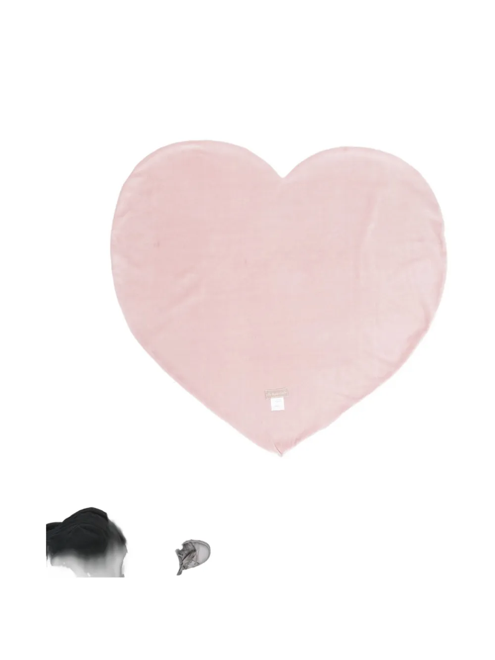 La Stupenderia Heart-shape Blanket In White