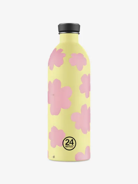 24bottles floral metal bottle