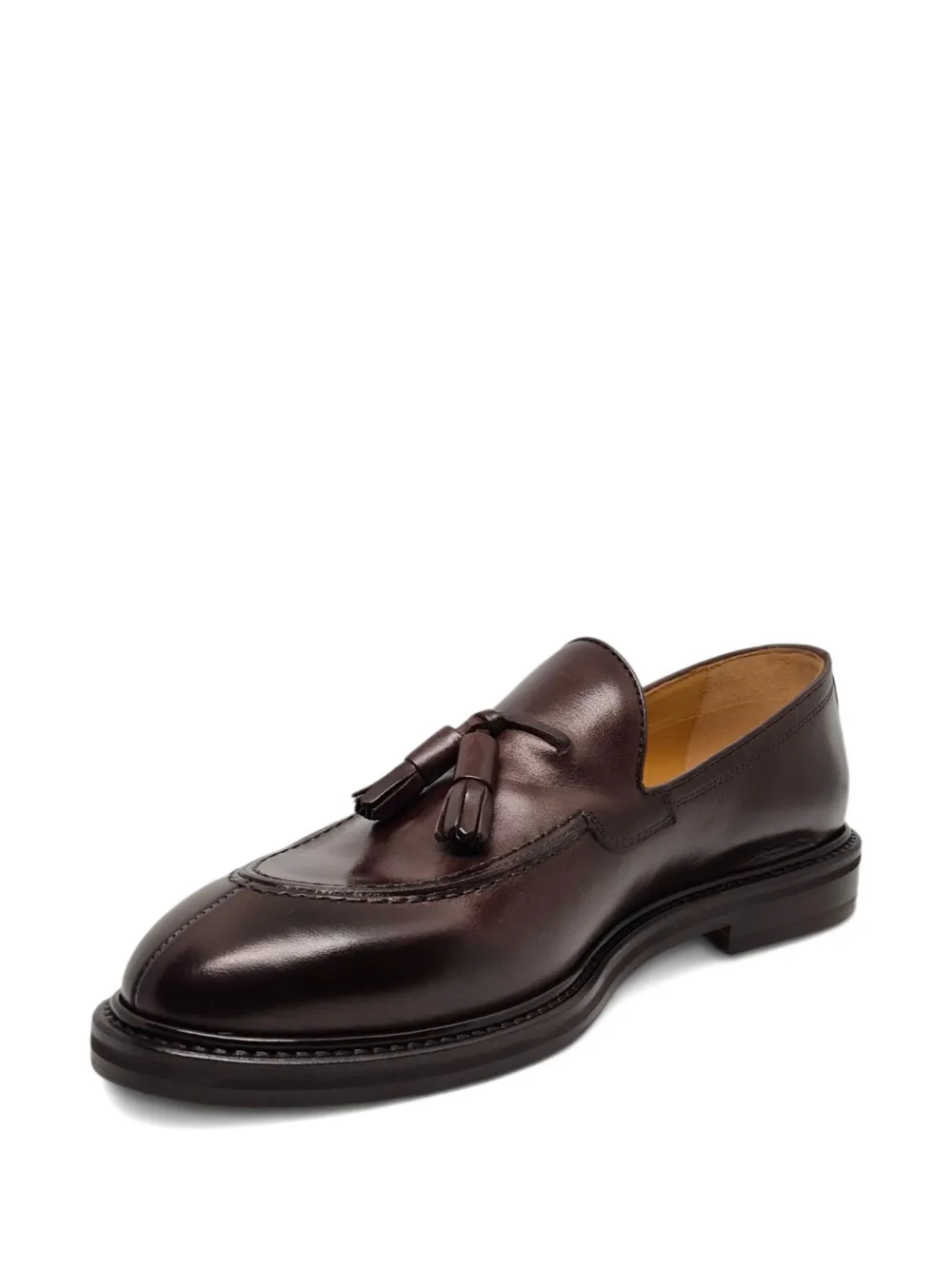 Henderson Baracco Loafers met kwastjes en stiksel Bruin