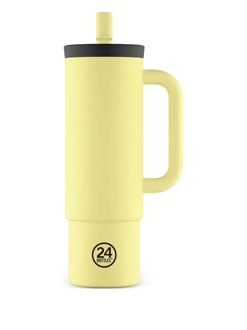 24bottles handle straw cup (800ml) | Yellow | Image 1