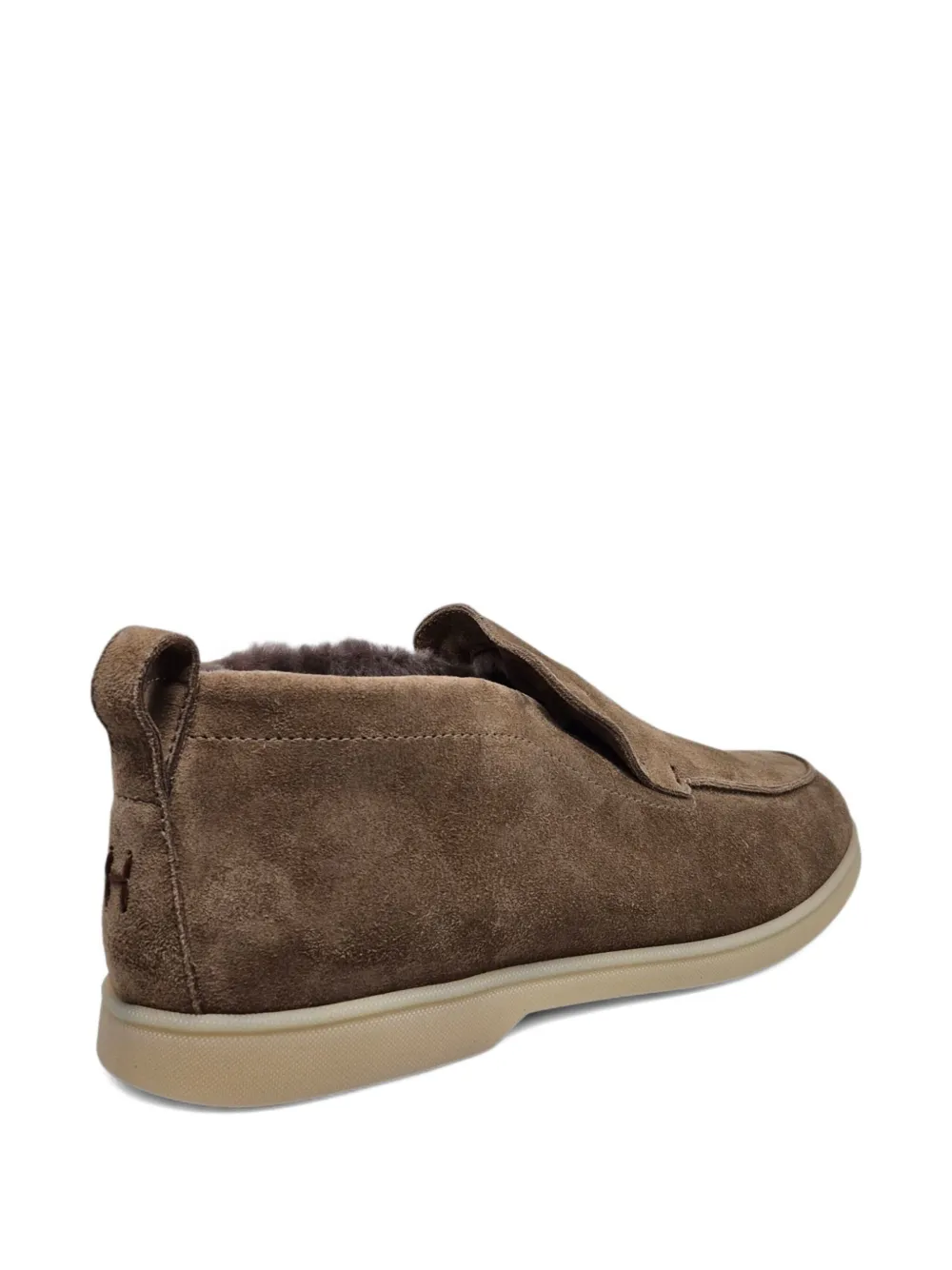 Henderson Baracco Suède slip-on laarzen Bruin