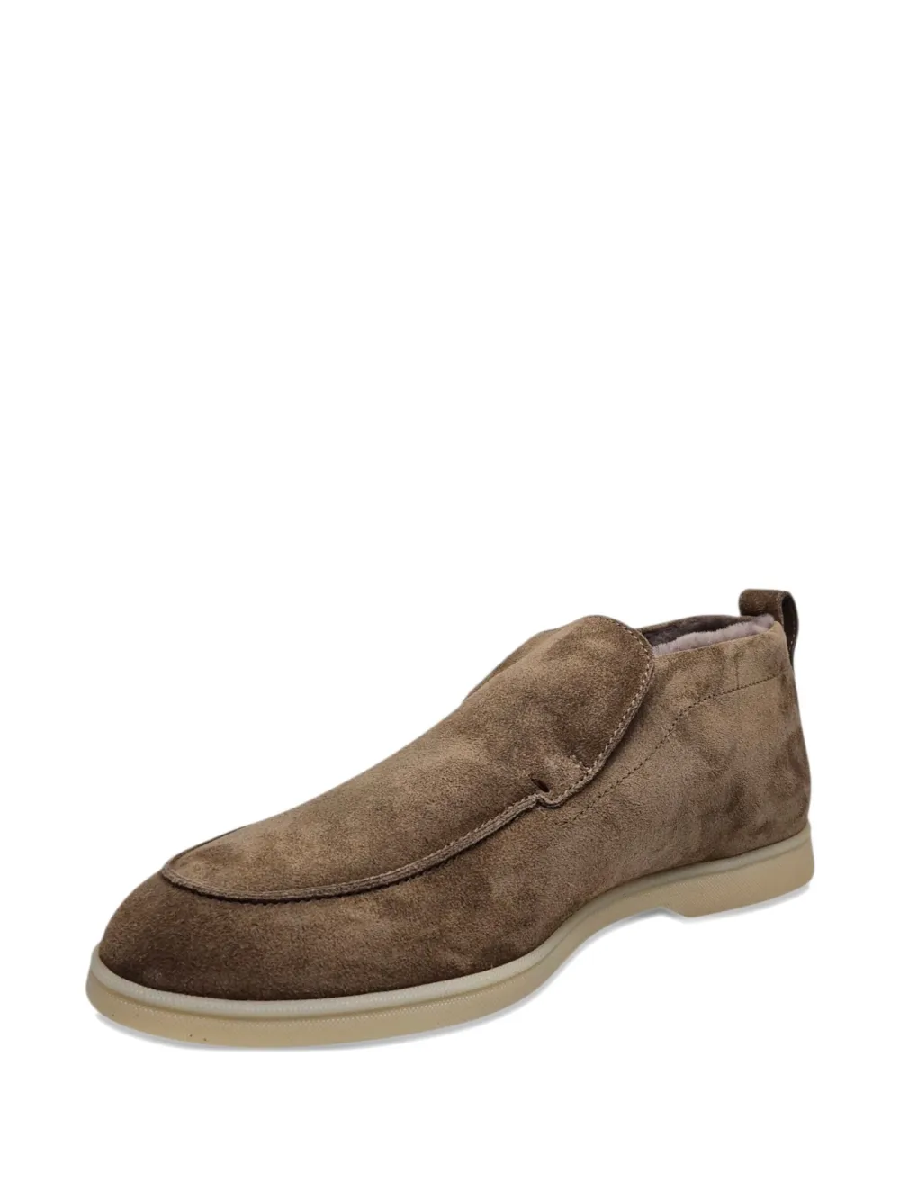 Henderson Baracco Suède slip-on laarzen Bruin