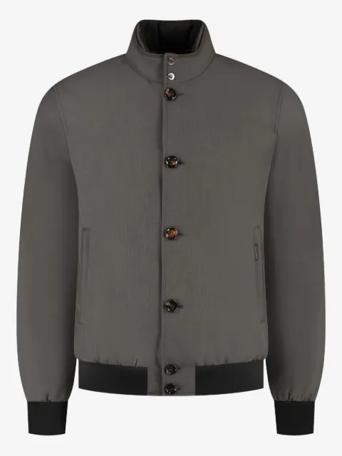Moorer Janos-Pum ribbed-cuff bomber jacket