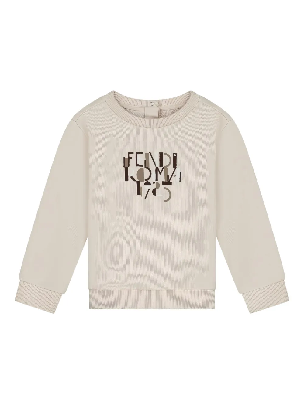 Fendi Kids sudadera con estampado gráfico | neutro | Image 1