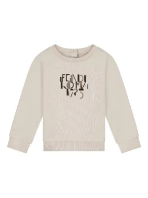 Fendi Kids ロゴ スウェットシャツ | ピンク | FARFETCH JP
