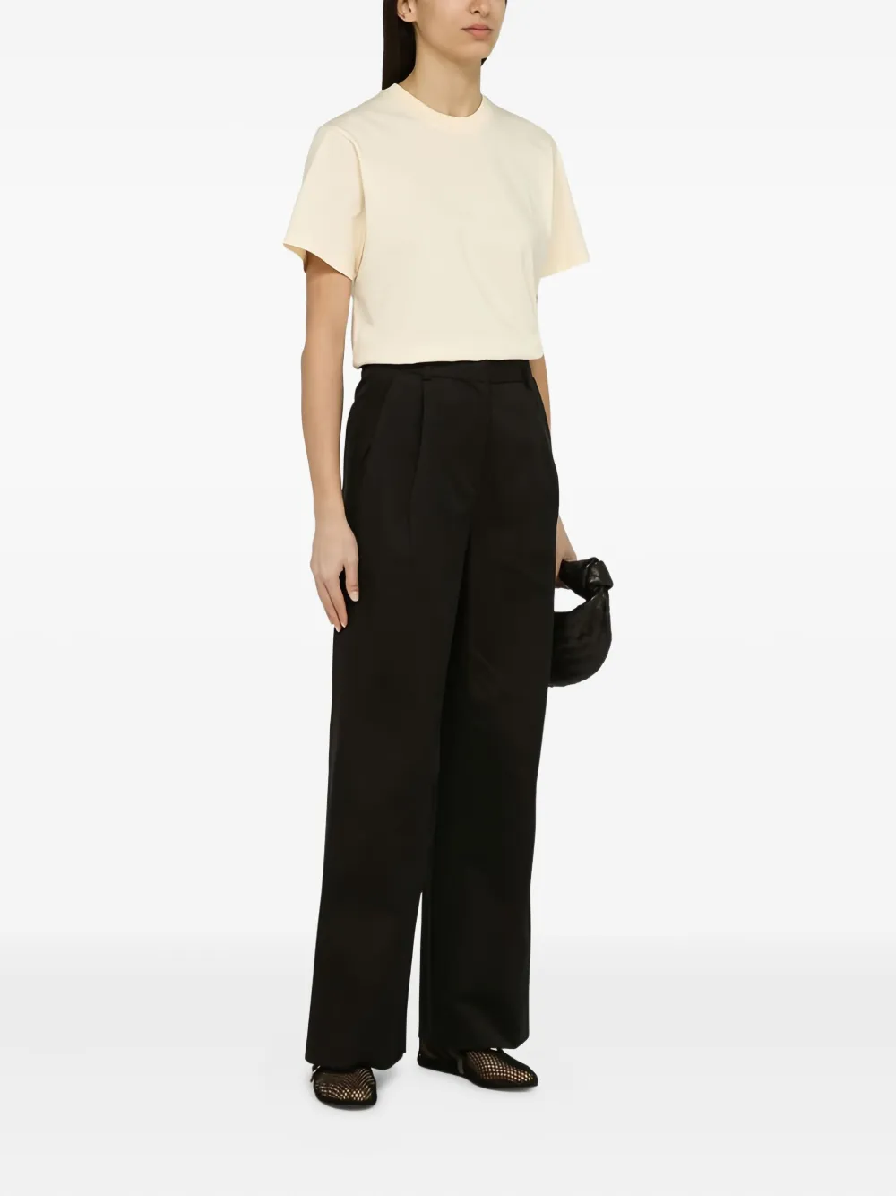 LouLou de Saison Telanto T-shirt met korte mouwen Beige