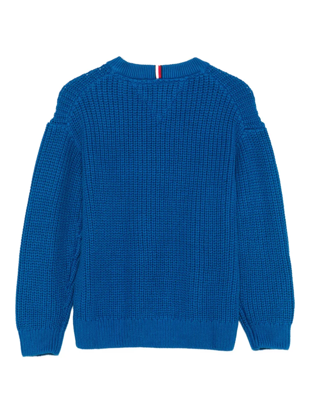Tommy Hilfiger Junior Embroidered-logo Sweater In Blue