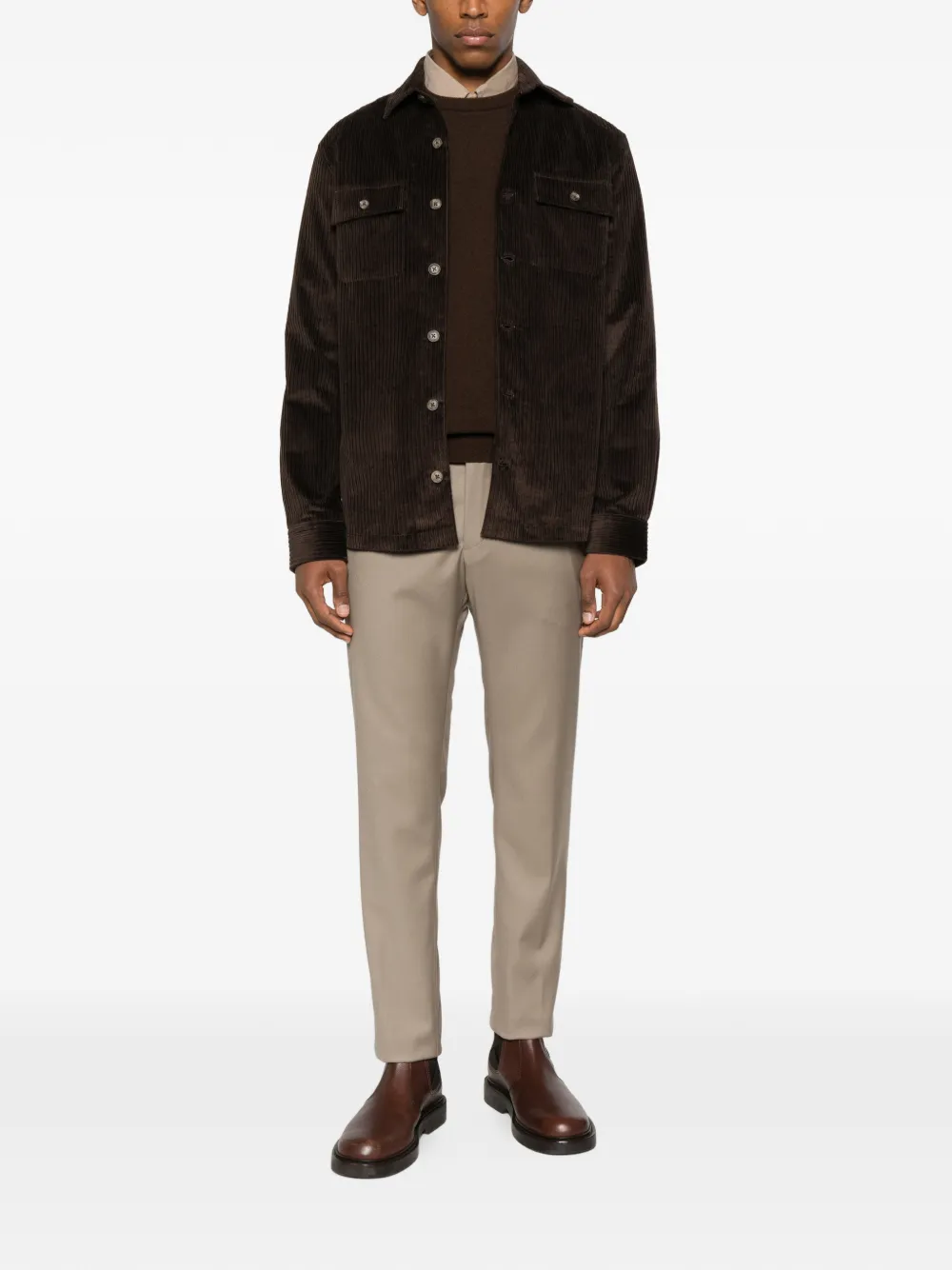 Michael coal Mc Denny pleated trousers - Beige