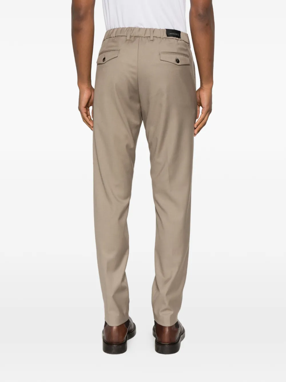 michael coal Mc Denny geplooide broek Beige