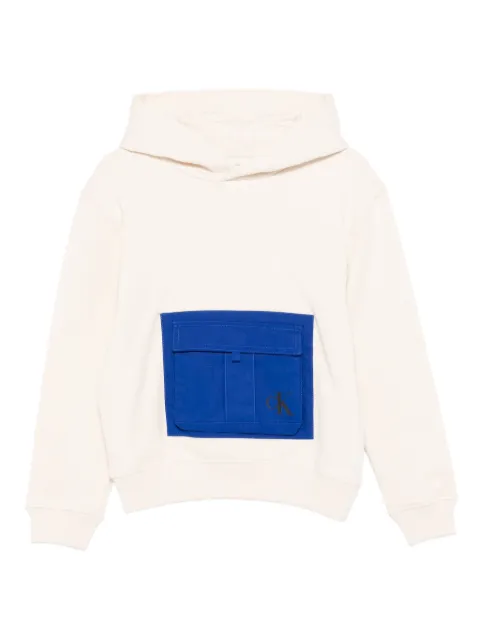 Calvin Klein Kids patch-pocket hoodie