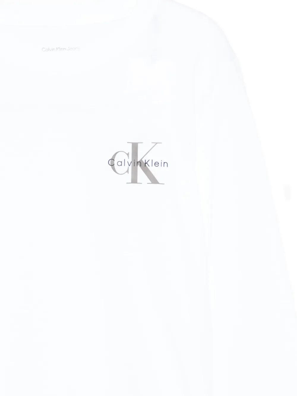 Calvin Klein Kids T-shirt met logoprint Wit