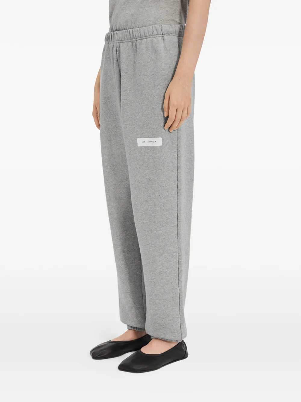 MM6 Maison Margiela Trainingsbroek met labeldetail Grijs