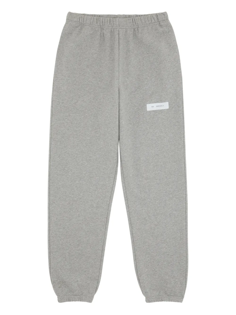 MM6 Maison Margiela label-detail track pants - Grigio