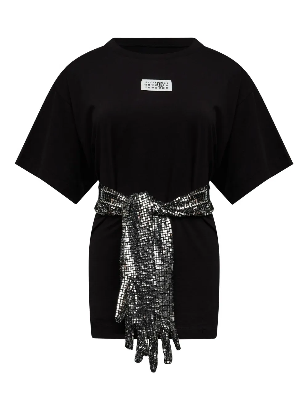 MM6 Maison Margiela Maglione con paillettes - Nero