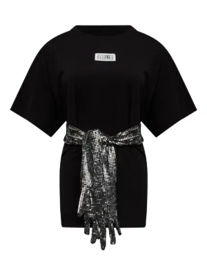 Jil Sander Striped short-sleeved Top | Black | FARFETCH RO