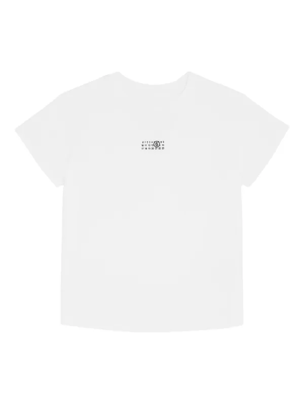 MM6 Maison Margiela ホワイト Tシャツ MM6 Maison Margiela クルーネック Tシャツ | ホワイト | FARFETCH JP