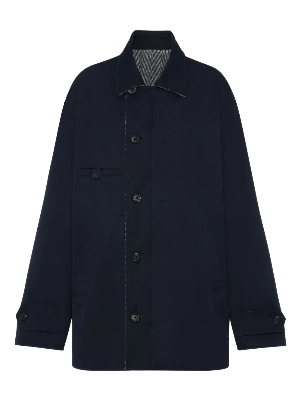 Maison Margiela reversible herringbone jacket - Nero