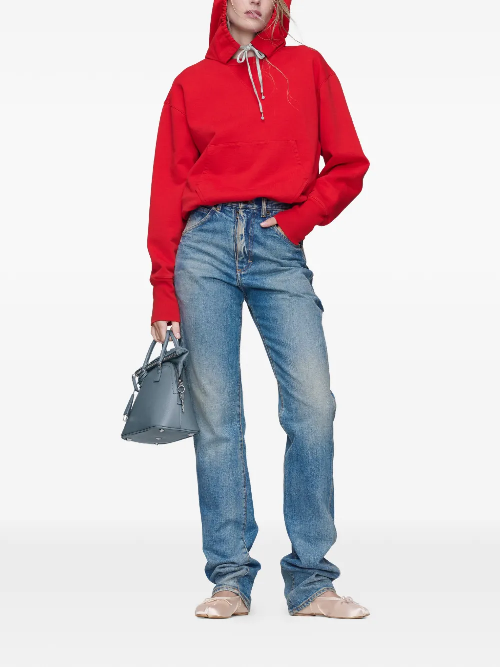 Maison Margiela hooded pocket jacket - Rood