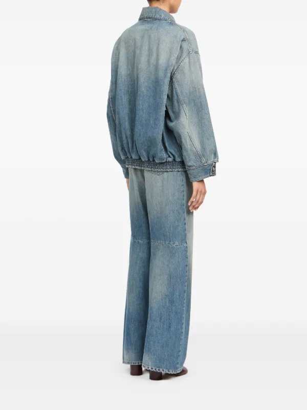 MM6 Maison Margiela ポケット ジップ デニムジャケット | ブルー