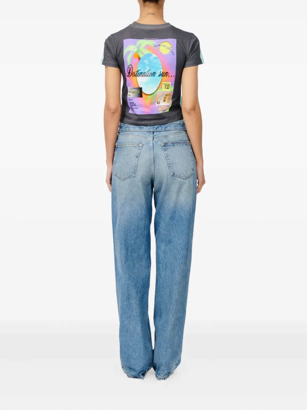 MM6 Maison Margiela Sweater met ronde hals Blauw