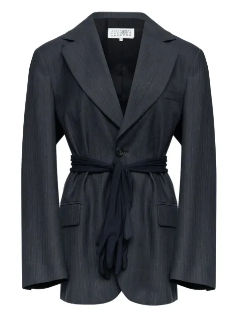 MM6 Maison Margiela pinstripe tie jacket