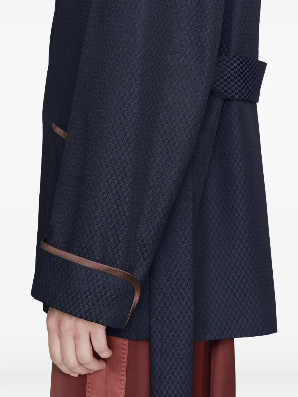 Maison Margiela Blazer met ceintuur Blauw