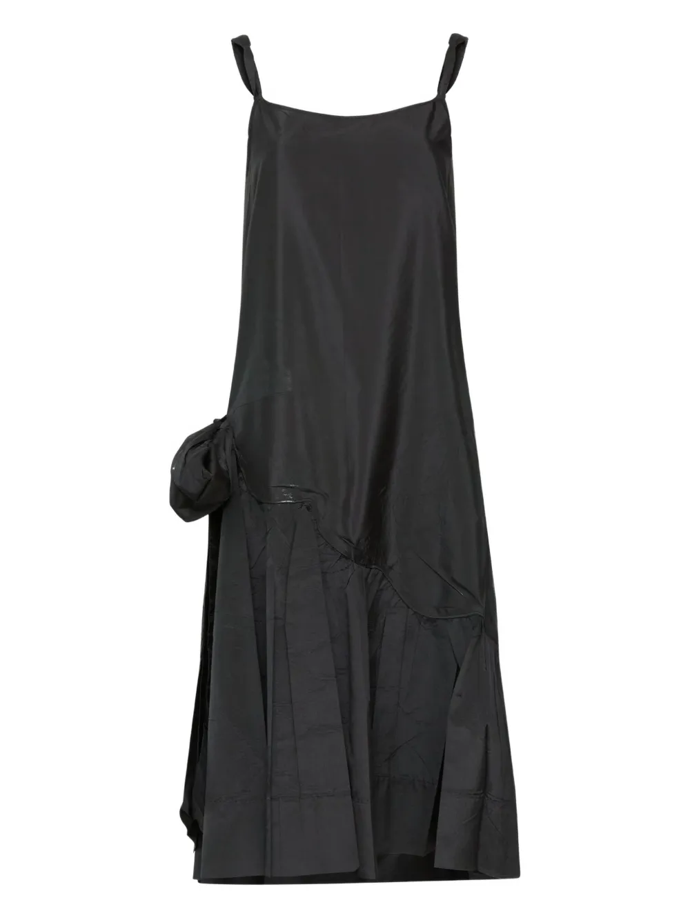 Maison Margiela bow-detail strap midi dress - Nero