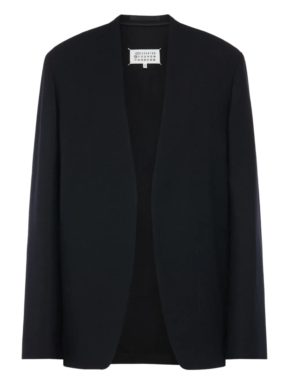 Maison Margiela four-stitch open-front blazer | Black | Image 1
