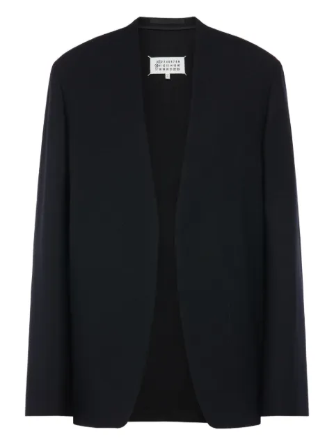 Maison Margiela blazer con diseño abierto y detalle de cuatro costuras