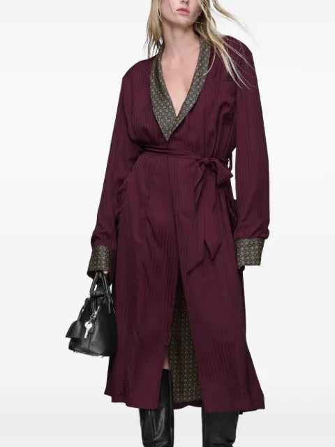 Maison Margiela abrigo reversible manga larga