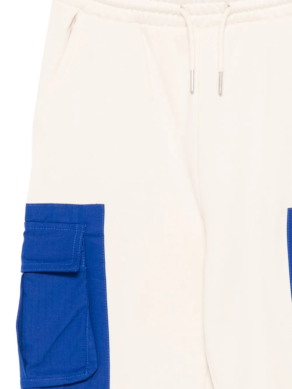 Calvin Klein Cargo-pockets Track Pants In Blue