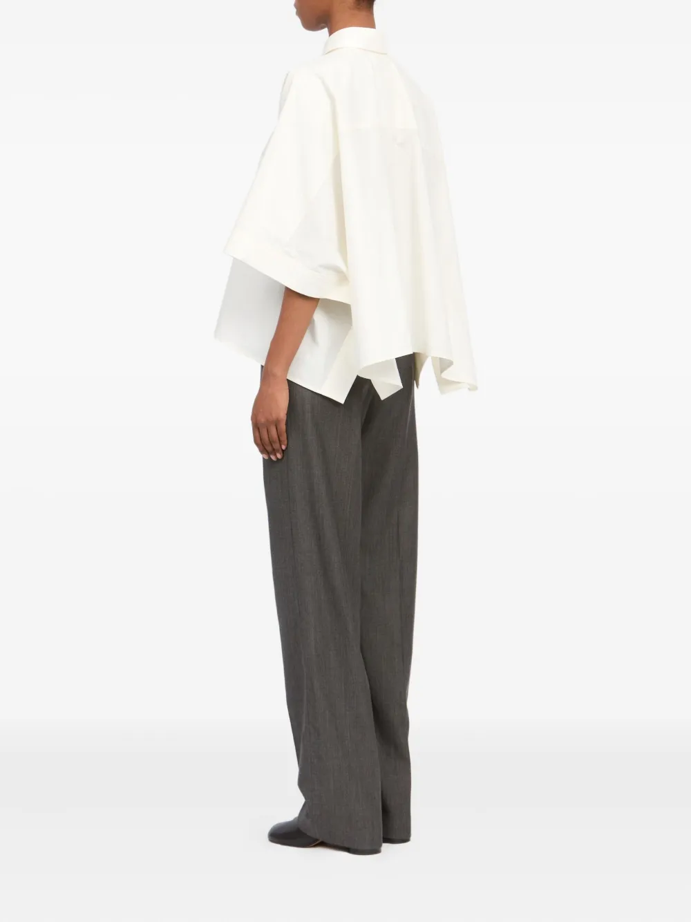 MM6 Maison Margiela Cropped shirt Beige