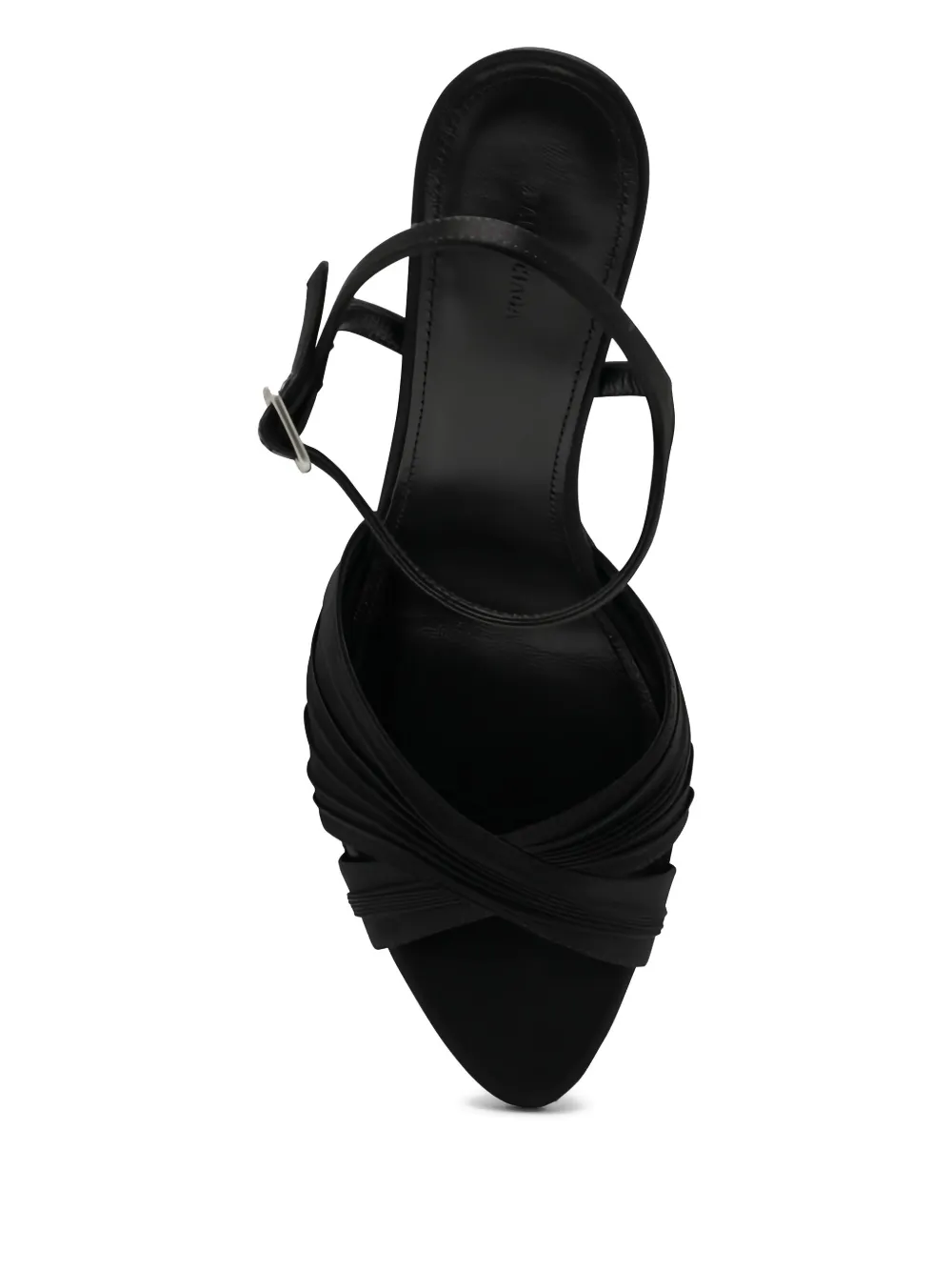 Balenciaga Plissé Dynas sandalen met hak Zwart