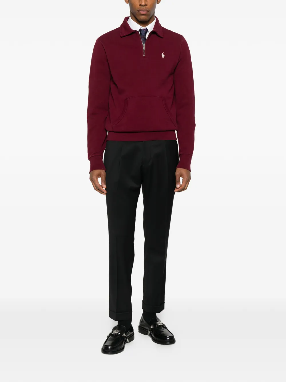 Michael coal Mc Frederick Pleated Cuffed Trousers - Zwart