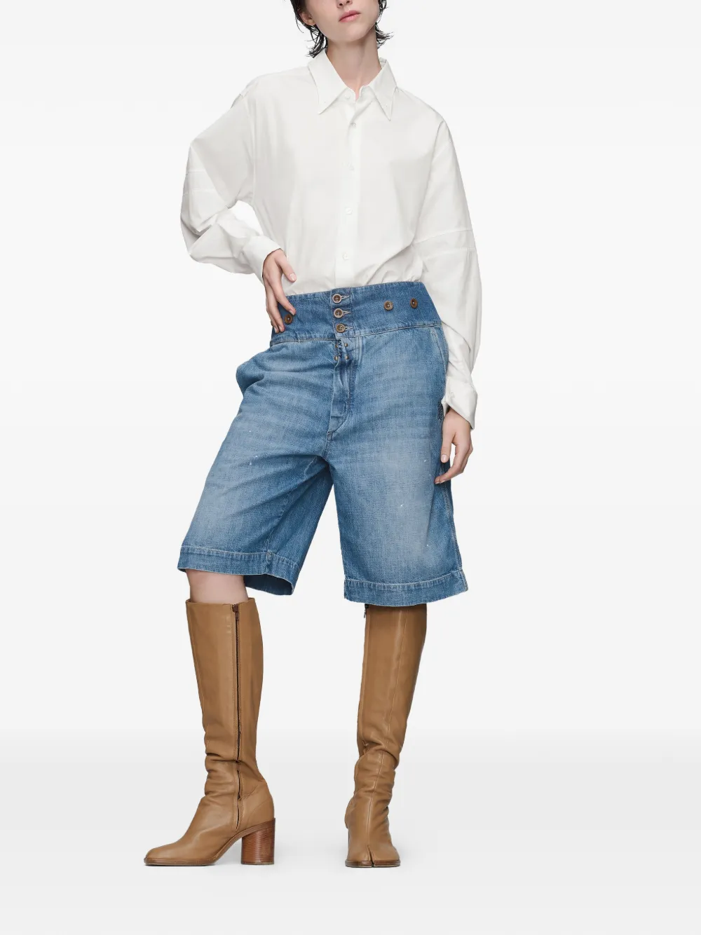 Maison Margiela Katoenen blouse - Wit