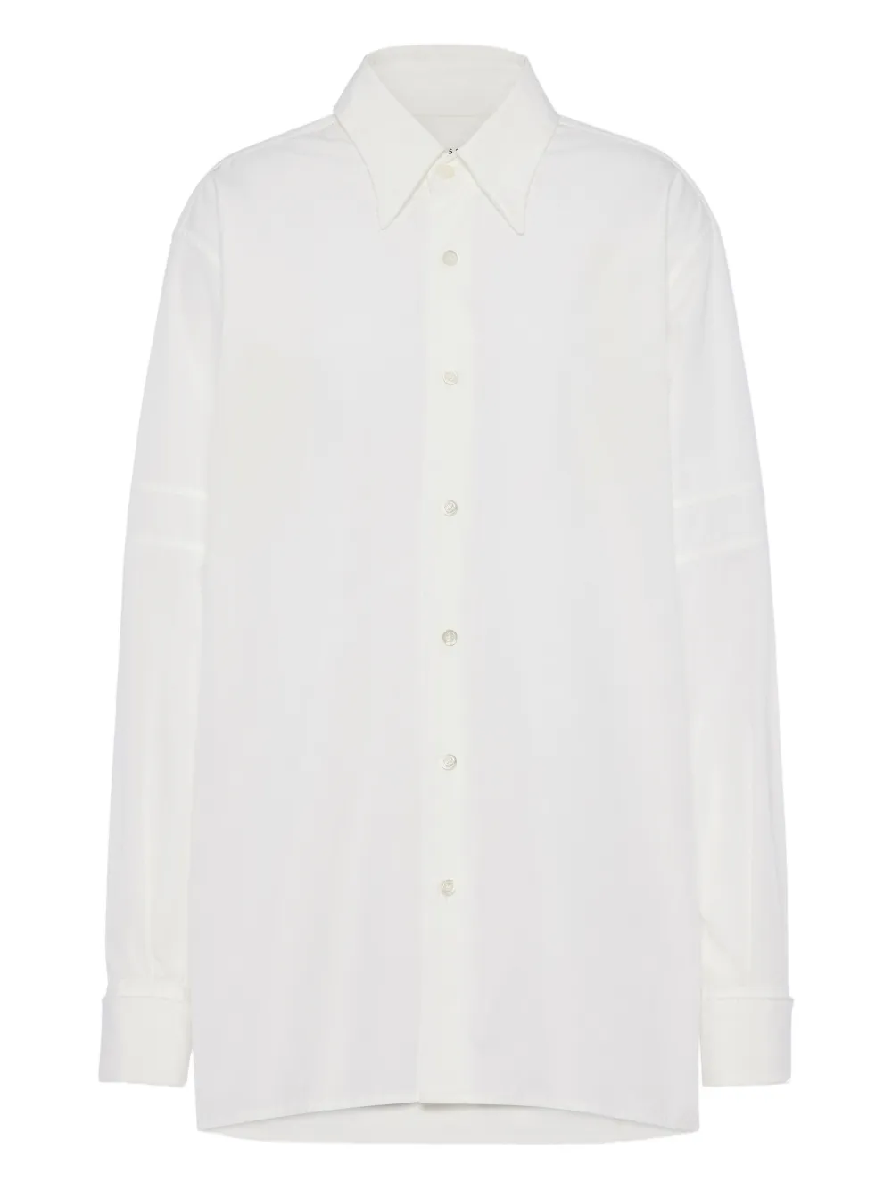 Maison Margiela cotton poplin shirt - White