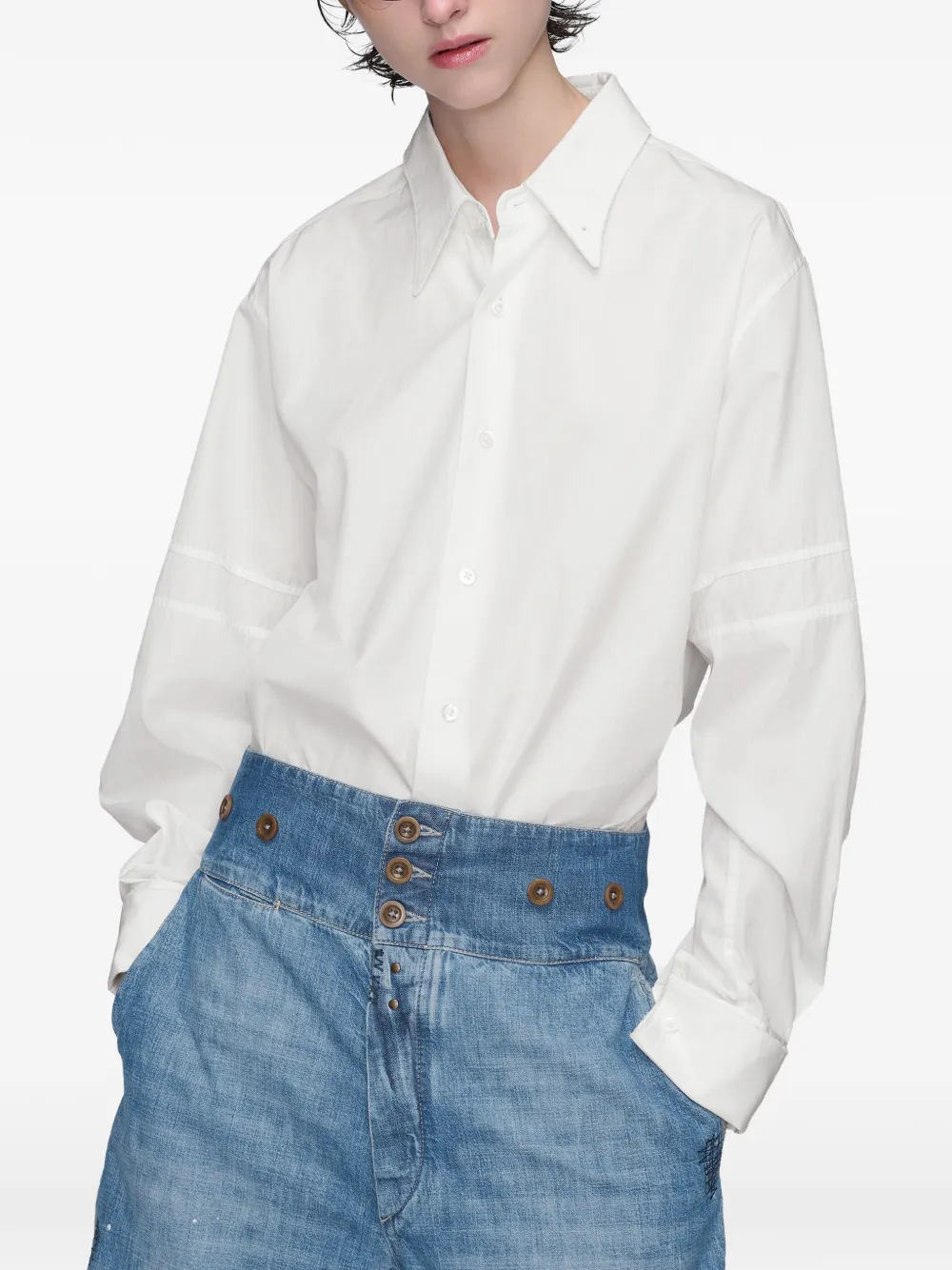 Maison Margiela Katoenen blouse Wit
