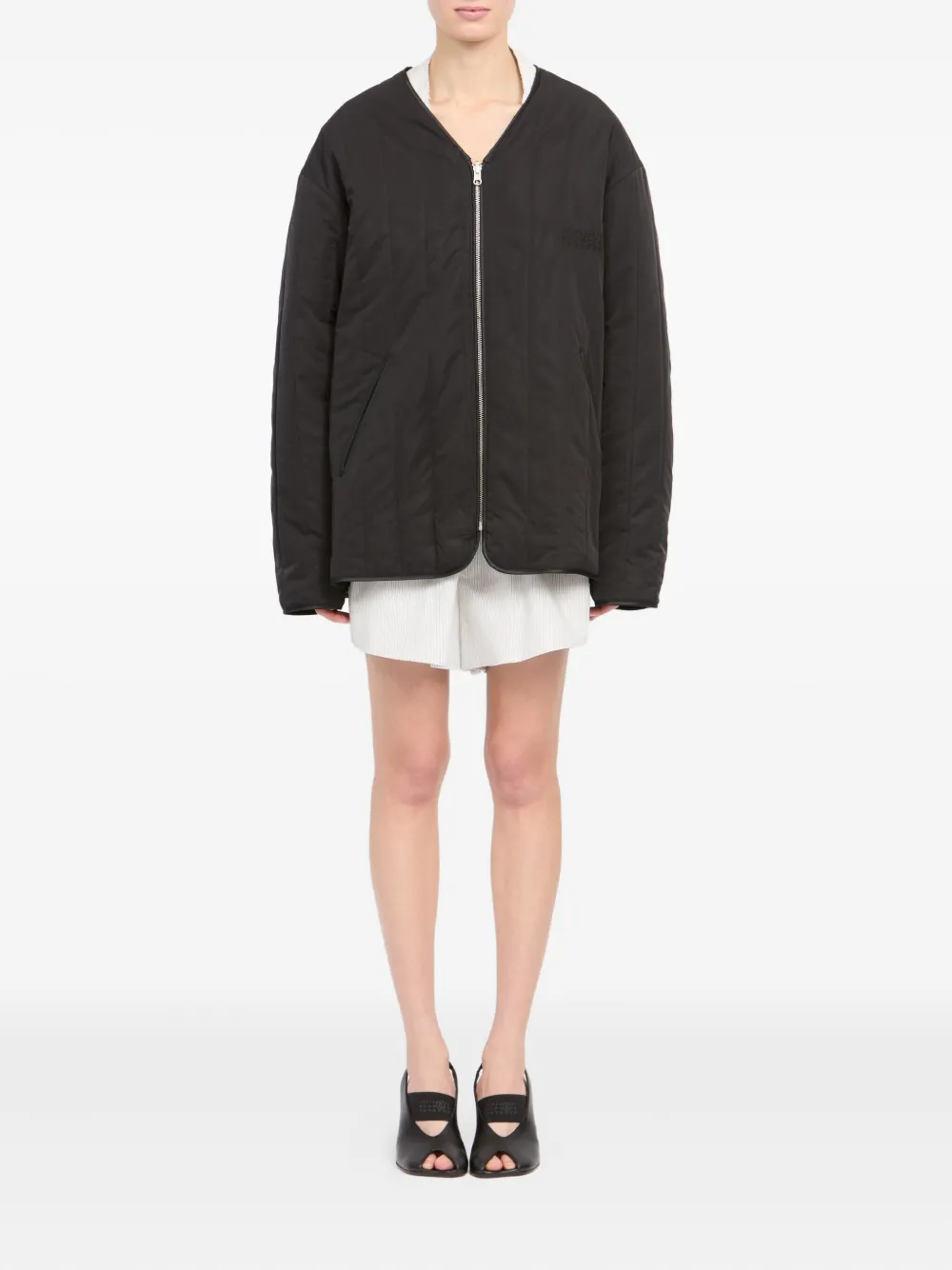 MM6 Maison Margiela Jack met rits Zwart