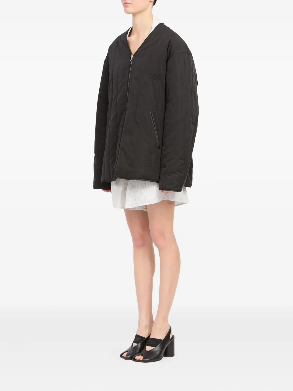 MM6 Maison Margiela Jack met rits Zwart
